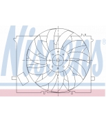 NISSENS - 85010 - Вентилятор радиатора