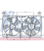 NISSENS - 85636 - Вентилятор радиатора в сборе