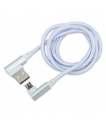 ARNEZI A0605030 Дата-кабель зарядный Micro USB Белый (угловой)