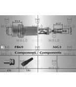 MALO - 8914 - Тормозной шланг