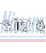 NISSENS - 89218 - Компрессор кондиционера RENAULT LAGUNA 01-