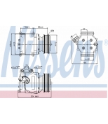 NISSENS - 89230 - Компрессор кондиционера