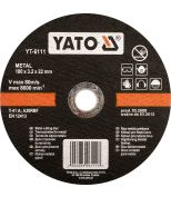 YATO YT5925 Круг отрезной прямой  по металлу  180х1.5 мм  min 5 шт