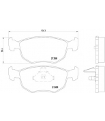 PAGID - T1127 - Тормозные колодки передние  FORD MONDEO 2.5, COUGA