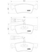 PAGID - T1609 - Колодки тормозные дисковые задн