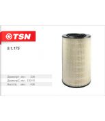 TSN 91175 Фильтр воздушный (основной элемент)