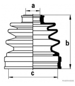 HERTH+BUSS - J2862003 - J2862003 Пыльник ШРУСа резиновый