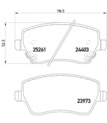 PAGID - T2087 - Колодки тормозные передние к-кт SUZUKI SWIFT (2004>)/SPLASH (2008>)/OPEL AGILA (20