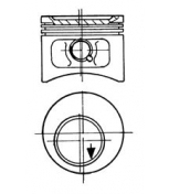 KOLBENSCHMIDT - 93827610 - 93 827 610_поршень! d82.9x1.5x1.75x3 +0.5 MB W126/W124/W201 2.6 M103 85-92