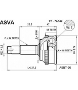 ASVA - TY73A48 - ШРУС НАРУЖНЫЙ 19x58x24 (TOYOTA : YARIS,VITZ,ECHO S