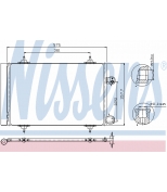 NISSENS - 940239 - Радиатор кондиционера внешний