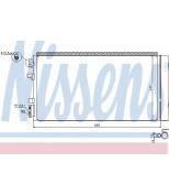 NISSENS - 940259 - Конденсер RENAULT FLUENCE / MEGANE 2.0/1.4D-2.0D 08-