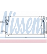 NISSENS - 94468 - Конденсер MITSUBISHI ECLIPSE 2.4/3.0 00-