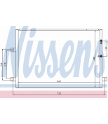 NISSENS - 94787 - Радиатор кондиционера TOYOTA HIACE IV 2.4/2.7/2.4D/2.5D 95-