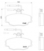 PAGID - T5060 - CITROEN ZX 91>97  F колодки PAGID