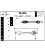 EAI - T78279 - Приводной вал в сборе (полуось)