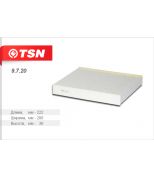 TSN 9720 Фильтр салонный / NISSAN Almera N16/V10 8/00->, Primera P12/WP12 07/02->