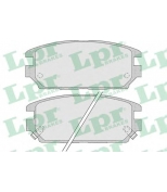 LPR - 05P1016 - Колодки торм. дисковые