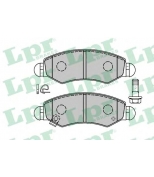 LPR - 05P1280 - Комплект тормозных колодок, диско