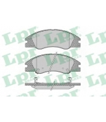 LPR - 05P1349 - Колодки тормозные передние Kia Cerato 04-