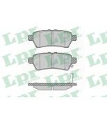LPR 05P1377 Колодки тормозные задние Nissan Pathfinder 05-