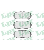 LPR - 05P1633 - Колодки тормозные HYUNDAI i20 1.2 08- передние