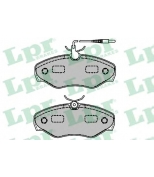 LPR - 05P1660 - Колодки тормозные RENAULT AVANTIME 01-03/ESPACE 98-02 передние