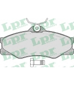 LPR - 05P325 - Комплект тормозных колодок, дисковый тормозной механизм
