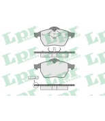 LPR - 05P639 - Колодки тормозные  пер PASS/G4 2,9VR6/VR5(571935J)