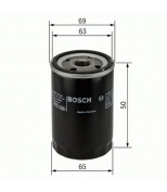 BOSCH - F026407089 - Фильтр масляный SMART: FORTWO Cabrio 07-  FORTWO к
