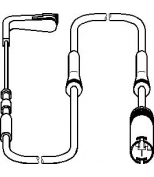 HANS PRIES/TOPRAN - 500996 - 500996HP-755 =24320F=QBWS0250 [34356762252] !датчик износа колодок пер. BMW E87/E90/E91 04> L=635