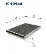 FILTRON - K1014A - Фильтр салона (угольный) K 1014A