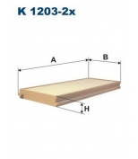 FILTRON - K12032X - Фильтр салонный (комп. 2шт) Kia carens