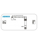JANMOR - ABM89 - Высоковольт.провода ком/кт_Audi A4/A6 AMM/AML/APZ/ARJ/APS/ACK/ALG/APR/AQ