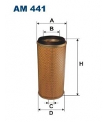 FILTRON - AM441 - Фильтр возд LAND ROVER DISCOVERY 2.5 (LX872)