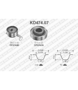 NTN-SNR - KD47407 - VKMA93600 ремкомплект ГРМ Honda Accord/Prelude/Shuttle 1.8-2.2 SOHC 90-01