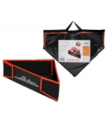 AIRLINE AOSB22 Органайзер в багажник складной угловой (40*40*58*14 см) (airline) черный оранжев