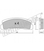 FRITECH - 0480 - Колодки тормозные дисковые передние Lada 2121