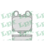 LPR - 05P1051 - Колодки торм. дисковые