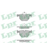 LPR - 05P1472 - Колодки тормозные зад. BMW E70(X5)/E71(X6) 3,0/3,5L 07->
