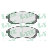 LPR - 05P1606 - Колодки тормозные NISSAN JUKE/MAXIMA/TEANA/TIIDA/SUZUKI SX4 перед. с инд.износа