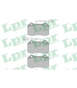 LPR - 05P1665 - Комплект тормозных колодок дисковый тормоз