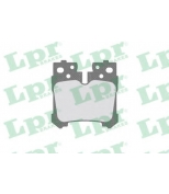 LPR - 05P1849 - Колодки тормозные дисковые LPR