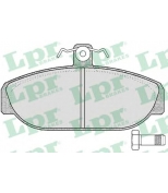 LPR - 05P529 - Колодки торм. дисковые