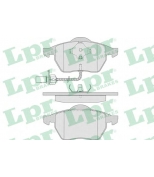 LPR - 05P790 - Комплект тормозных колодок, дисковый тормозной механизм