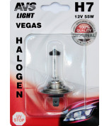 AVS A78483S Галогенная лампа AVS Vegas в блистере H7.12V.55W.1шт.    шт