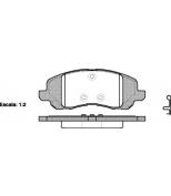 REMSA - 080420 - Комплект тормозных колодок, диско
