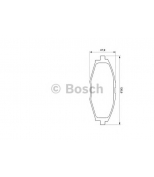 BOSCH - 0986424512 - Тормозные колодки 0986424512