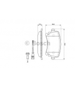 BOSCH - 0986494108 - Тормозные Колодки 0986494108