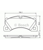 BOSCH - 0986494206 - Колодки торм.пер.